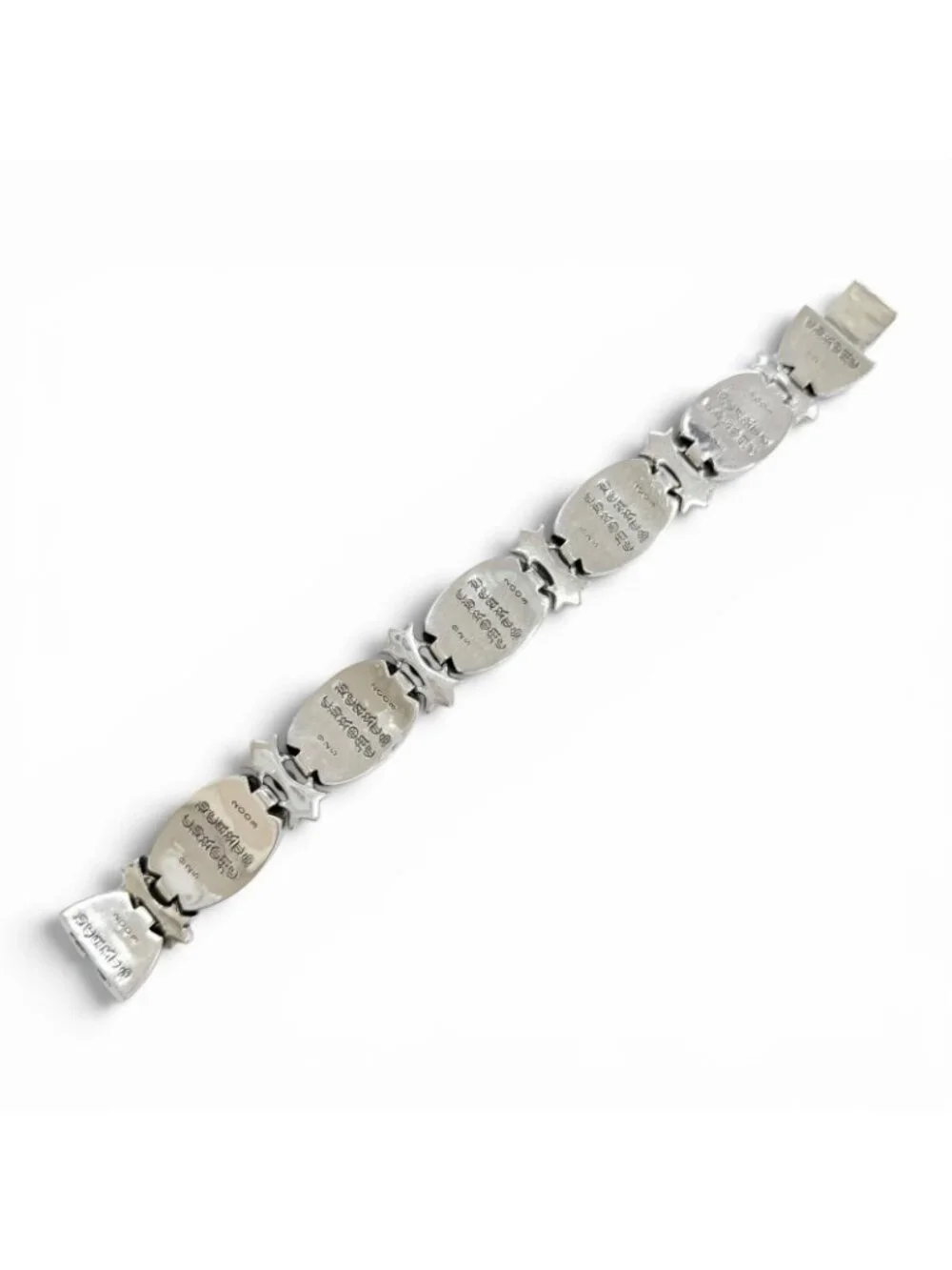 Chrome Hearts Tiny Oval Star Bracelet 925 Silver Recommended
